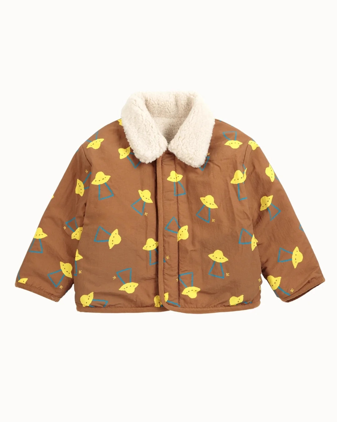 Pixel Abduction Sheepskin Reversible Jacket