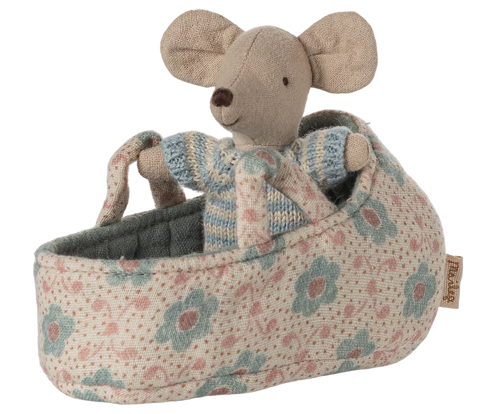 Baby Mouse in Carry Cot