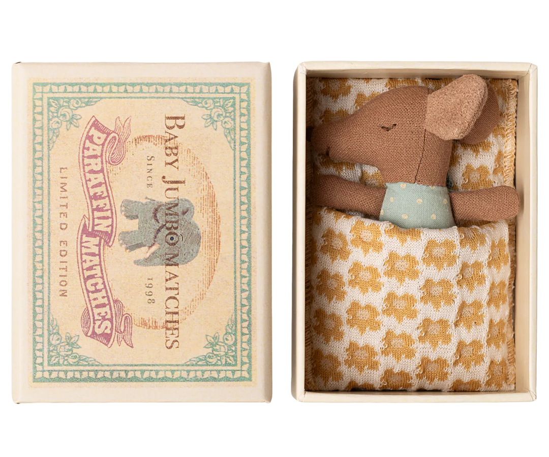 Sleepy Wakey Baby Mouse in Matchbox