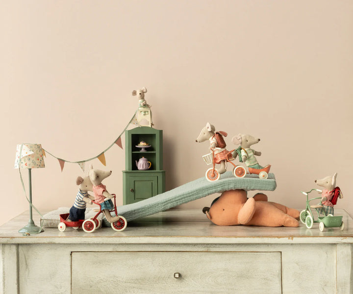 Abri a tricycle, Mouse