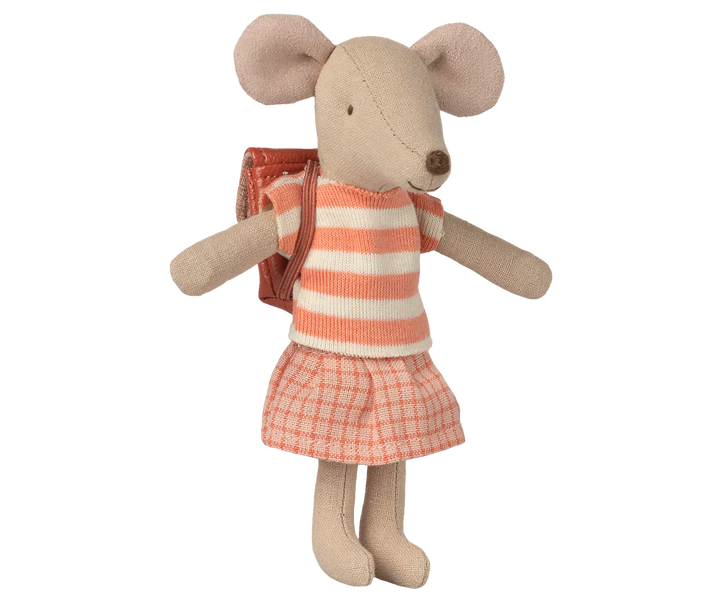Tricycle Mouse, Big Sister - Coral