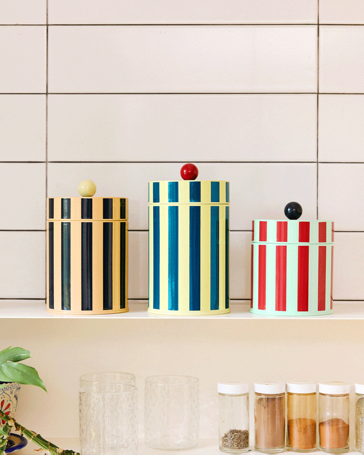 Stripe Canister - Multi