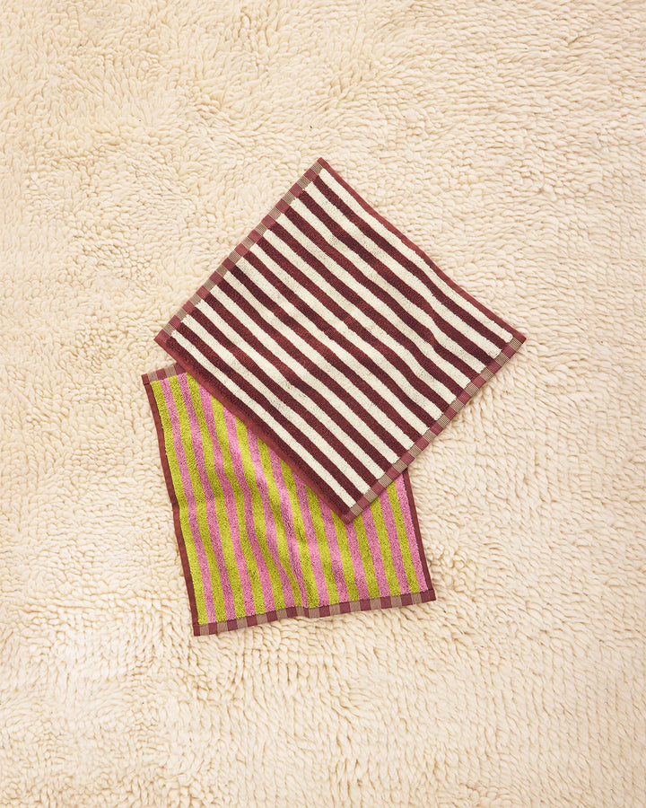 Bug Stripe Towels - Set of 5