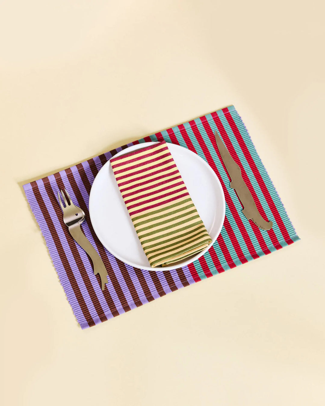 Duo Stripe Napkins - Mixed Set of 4