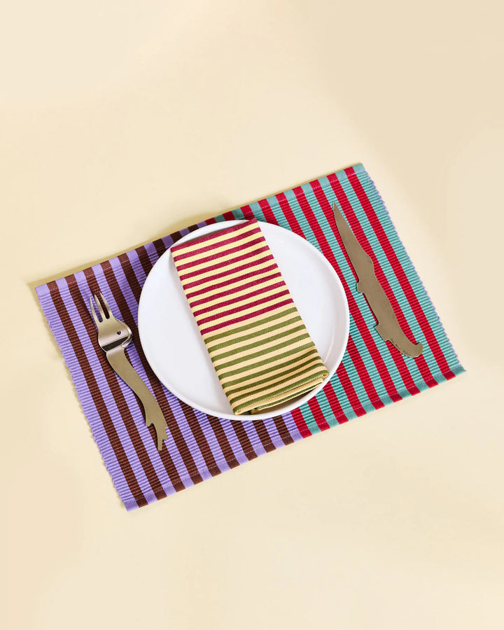 Duo Stripe Napkins - Mixed Set of 4