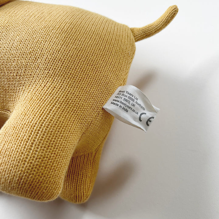 Knitted Organic Cotton Elephant