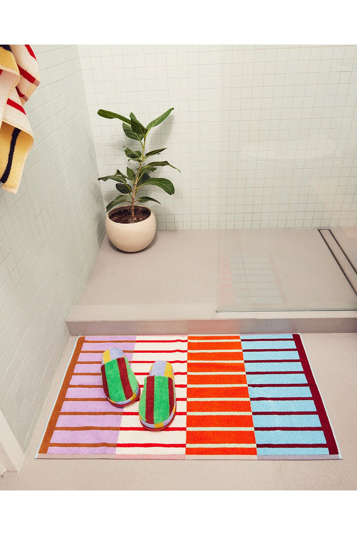 Copper Stripe Bath Mat