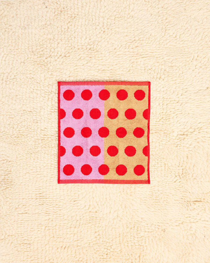 Red Dot Washcloth
