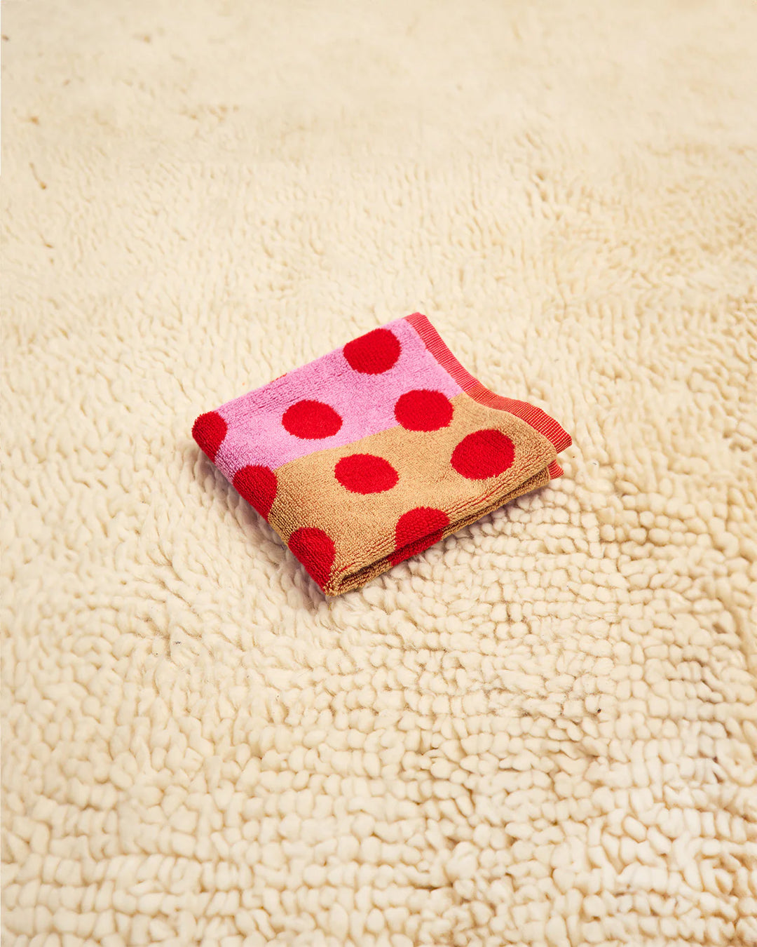 Red Dot Washcloth