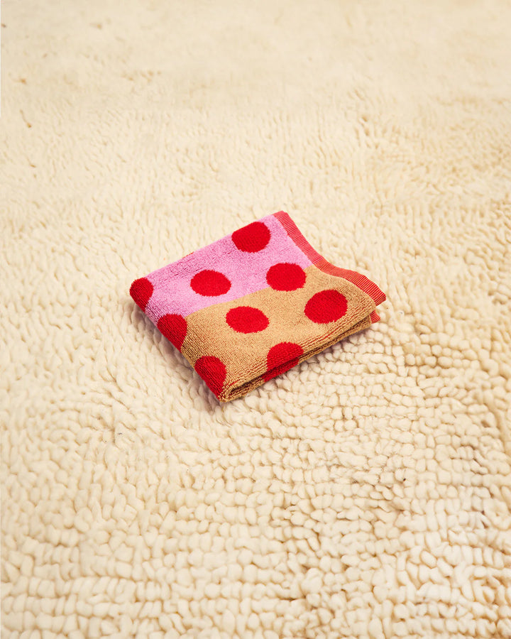 Red Dot Washcloth