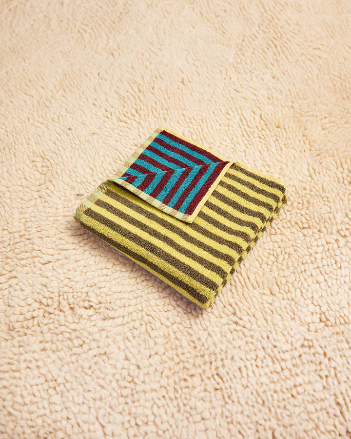 Bug Stripe Towels - Set of 5