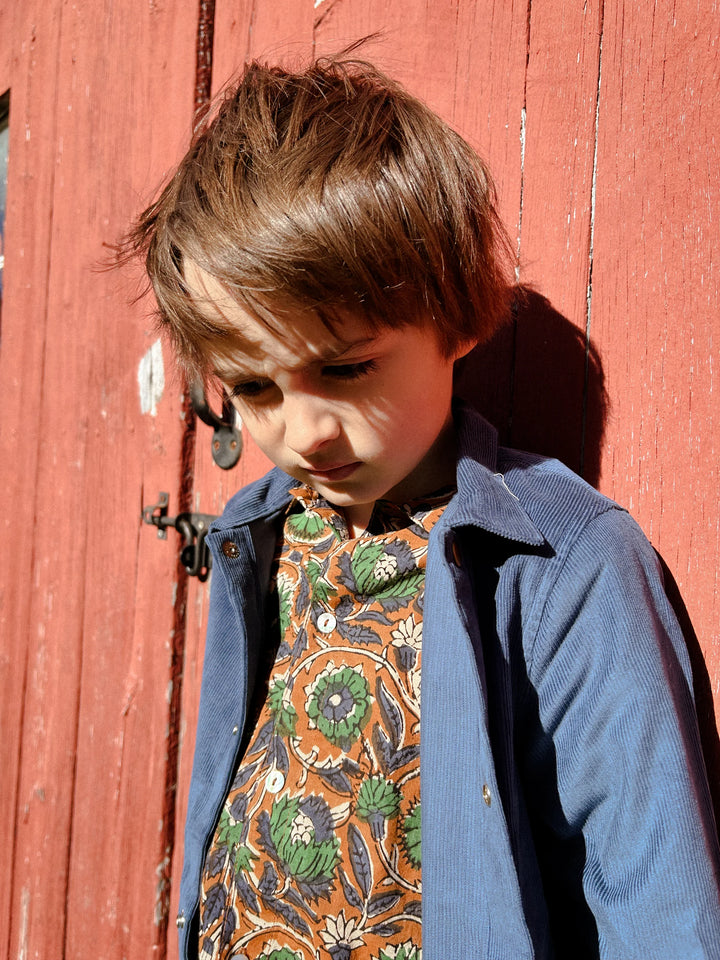 Hill Jacket in Marine Cord