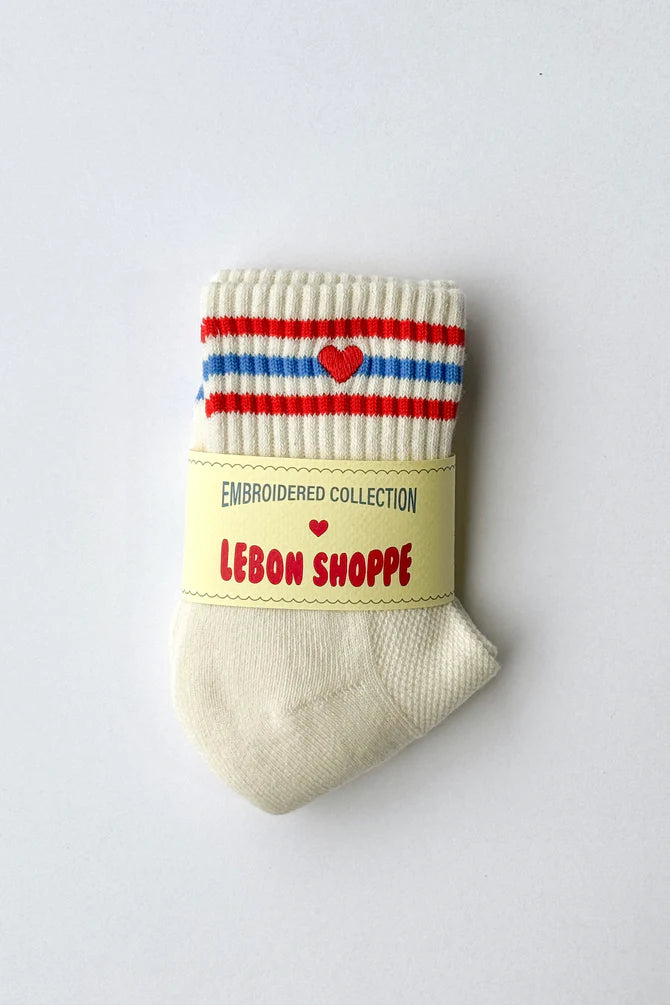 Embroidered Girlfriend Socks