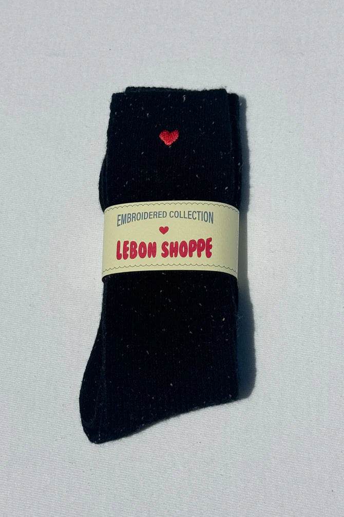 Embroidered Snow Socks