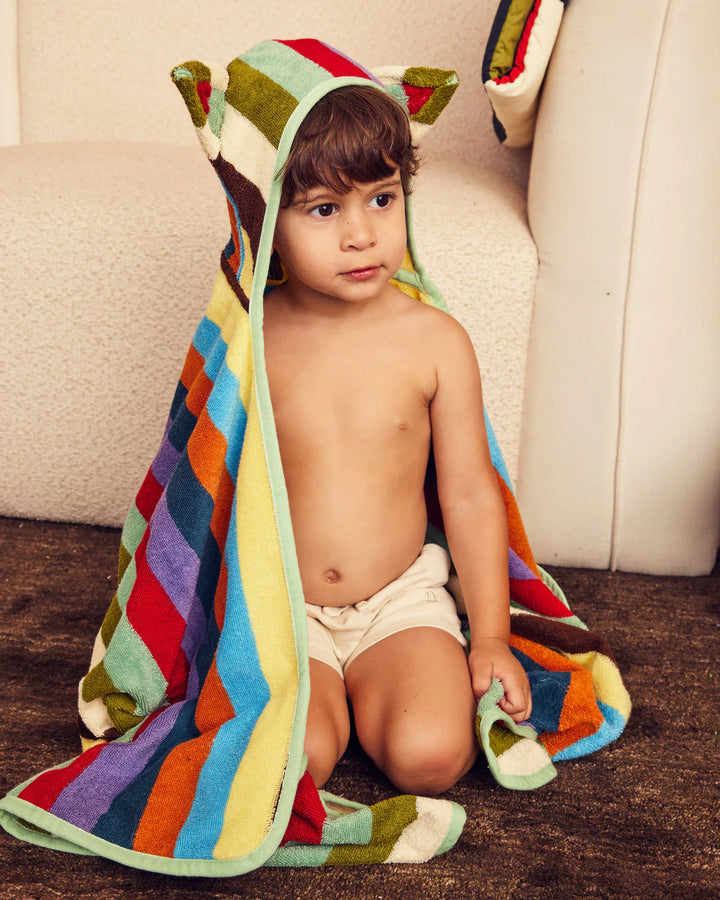 Baby Hooded Towel - Eucalyptus