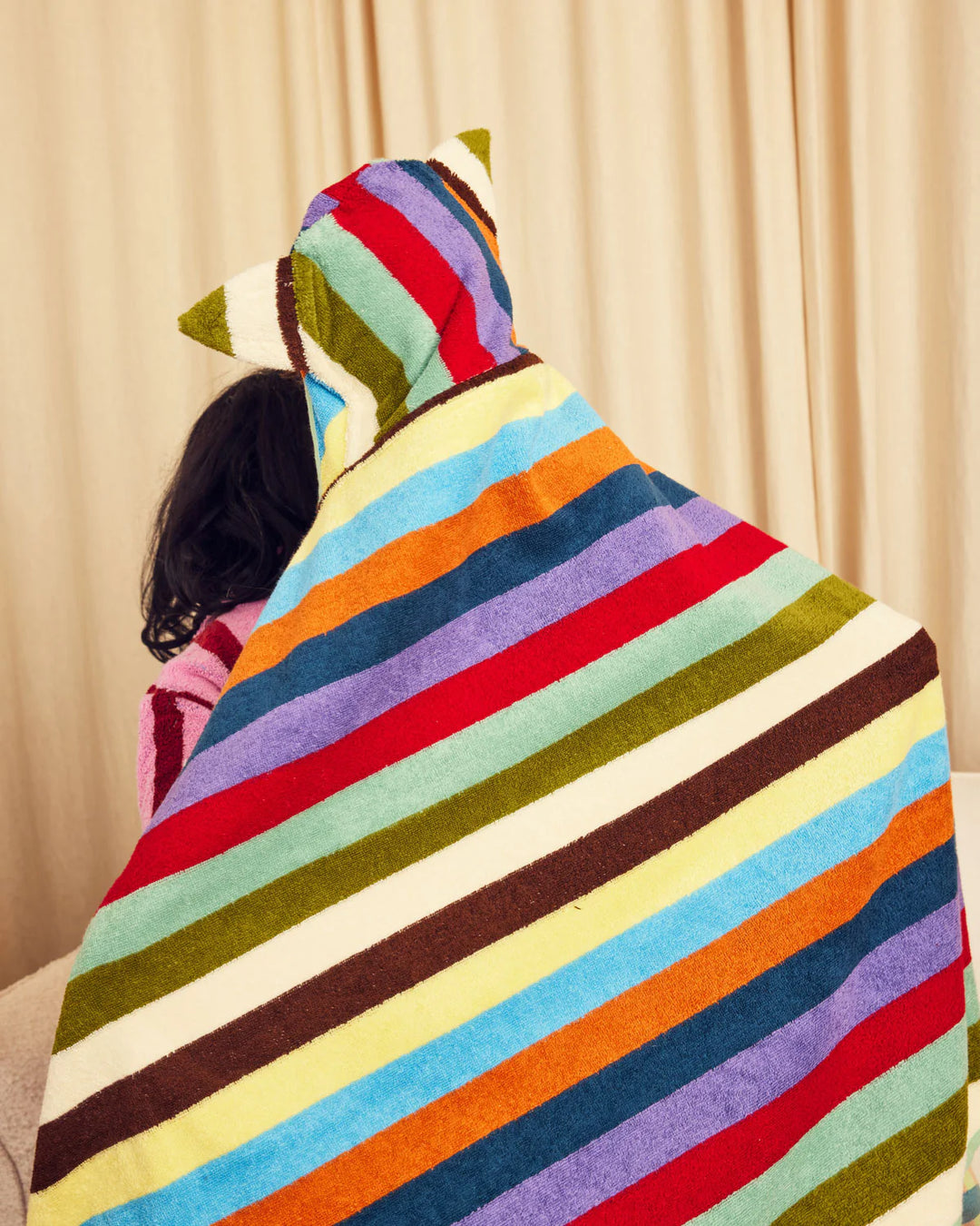 Baby Hooded Towel - Eucalyptus