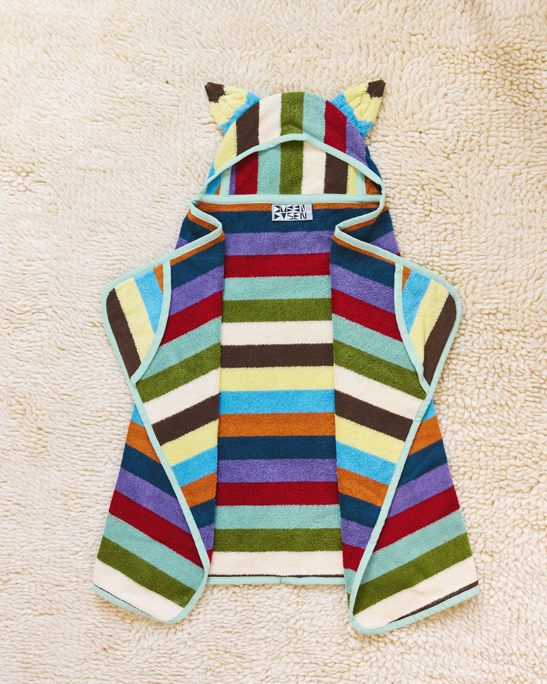 Baby Hooded Towel - Eucalyptus