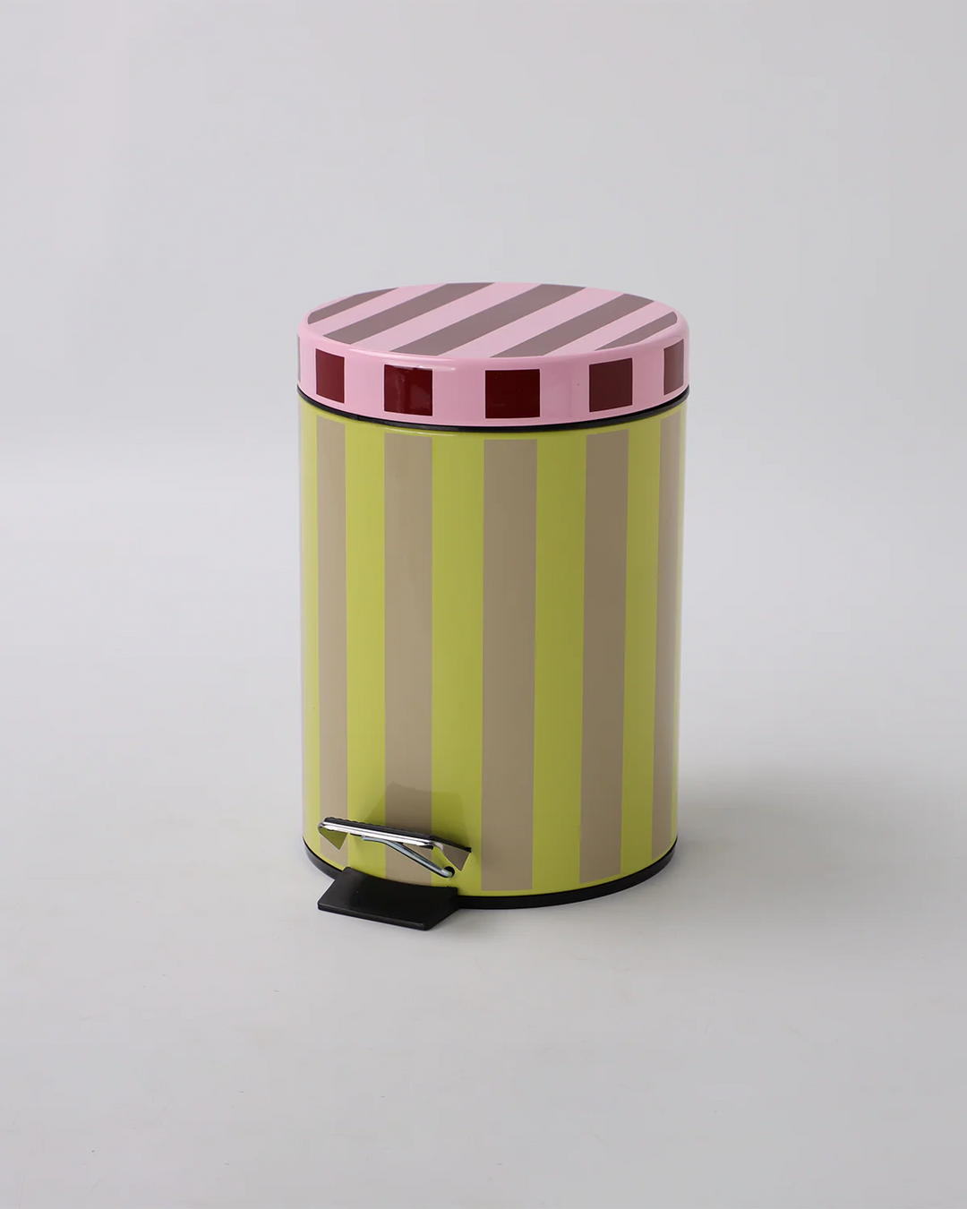 Pedal Trash Bin - Firefly Stripe
