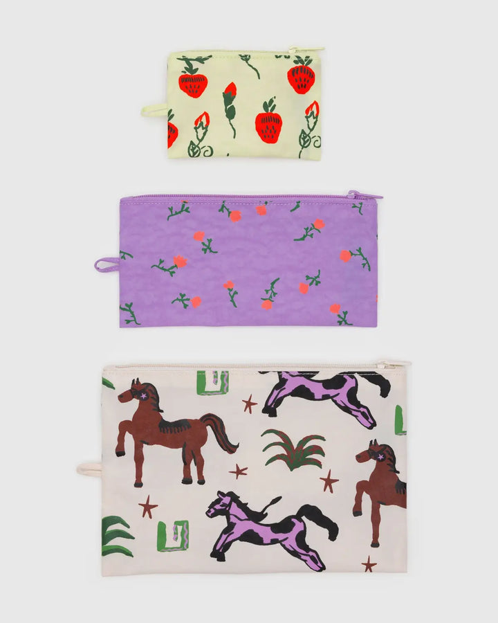 Flat Pouch Set - Painted Prairie