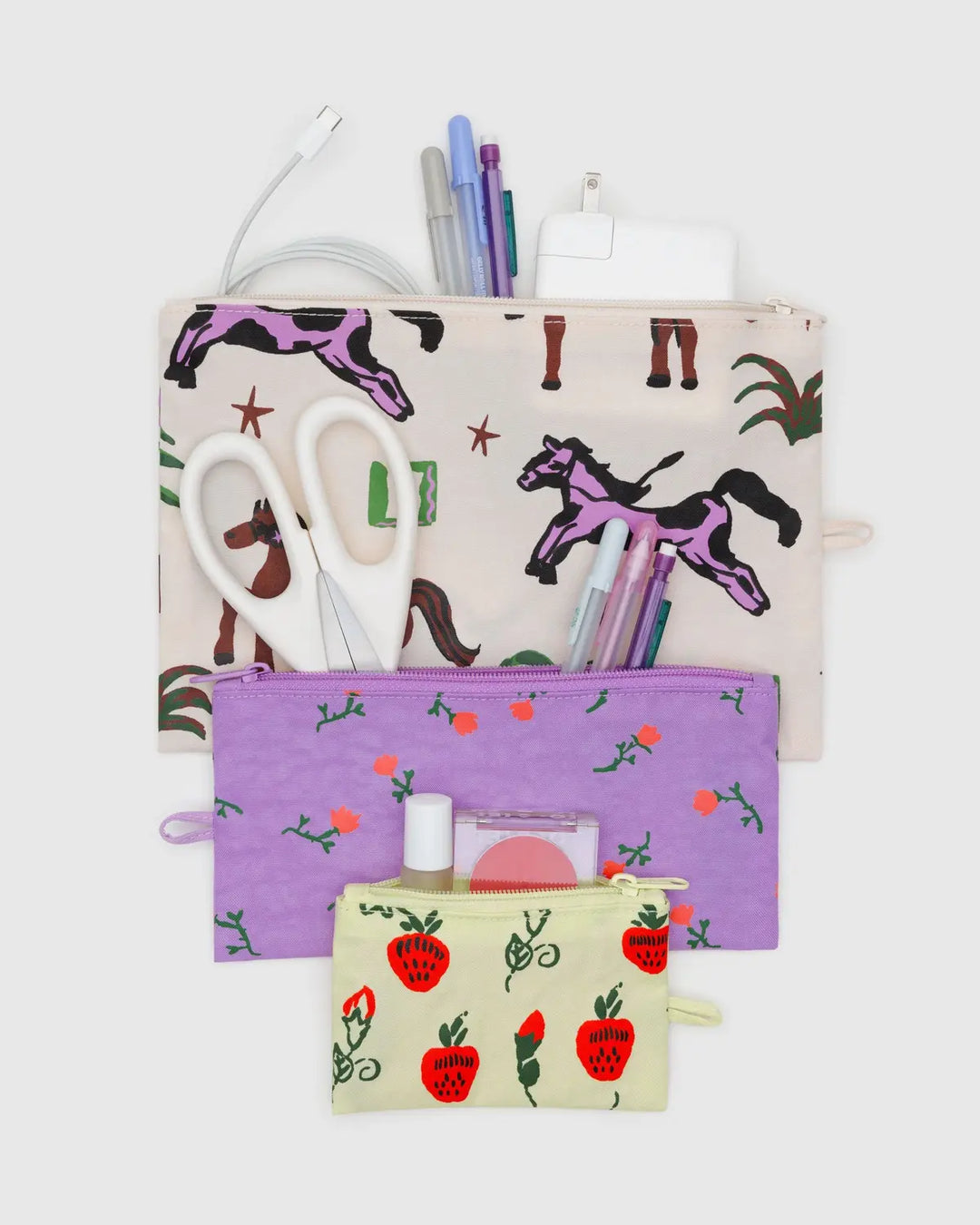 Flat Pouch Set - Painted Prairie