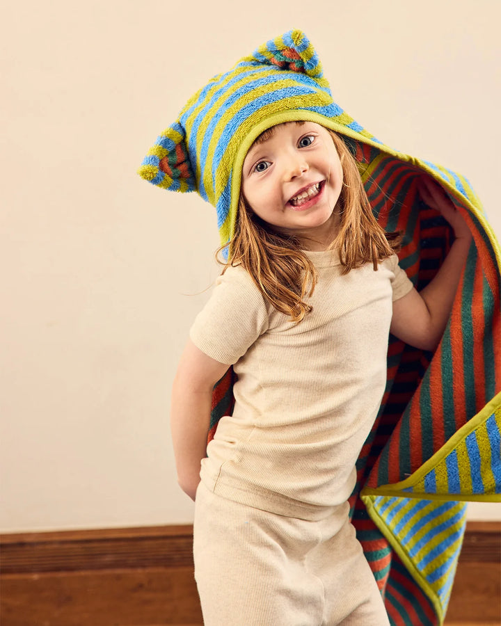 Baby Hooded Towel - Grasshopper