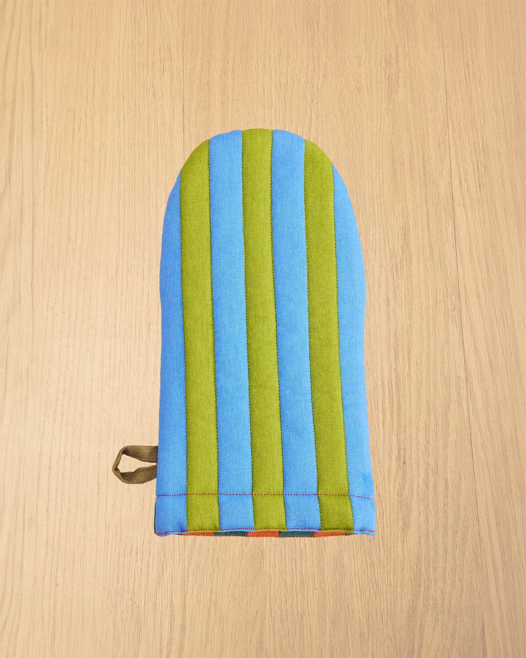 Striped Oven Mitt