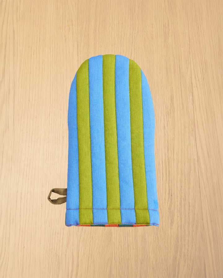 Striped Oven Mitt
