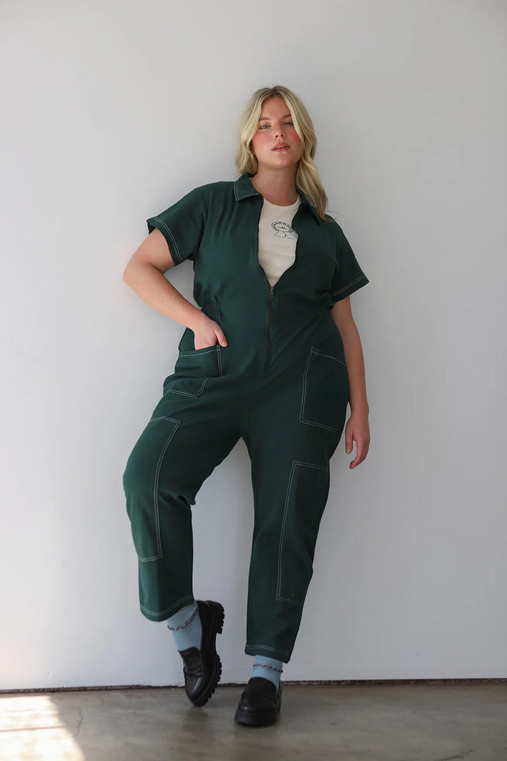 Utility Suit - Hunter Green