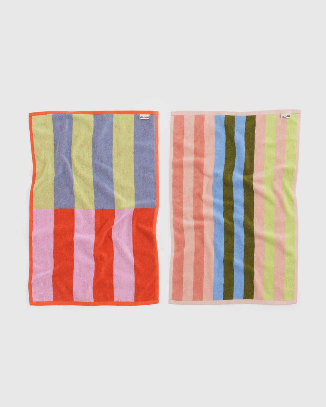 Hand Towel Set of 2 - Pool Stripe Mix