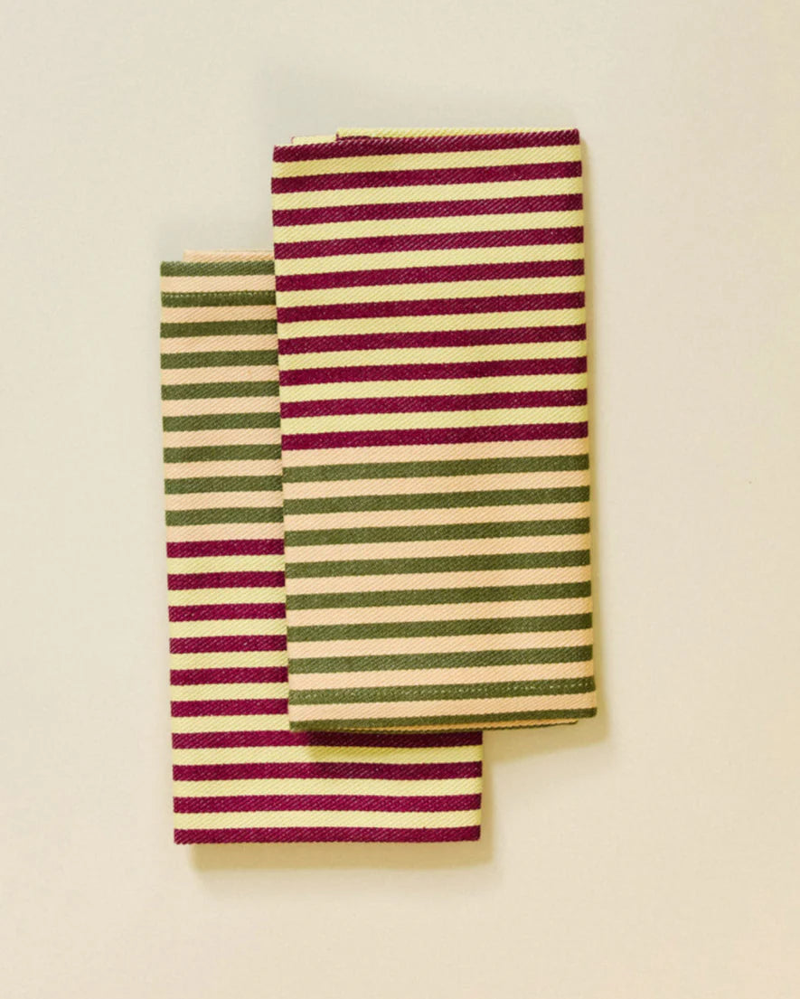 Duo Stripe Napkins - Mixed Set of 4