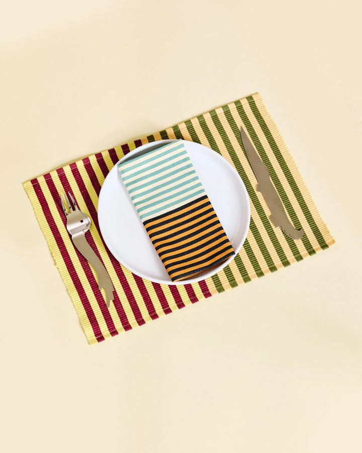 Duo Stripe Napkins - Mixed Set of 4