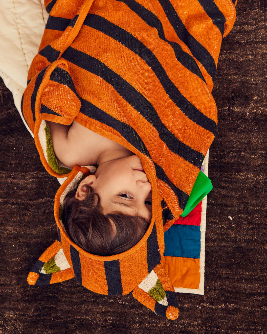 Baby Hooded Towel - Juniper