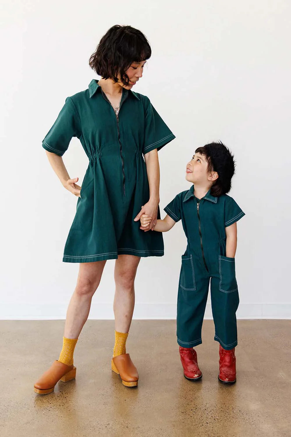 Kids Utility Suit - Hunter Green
