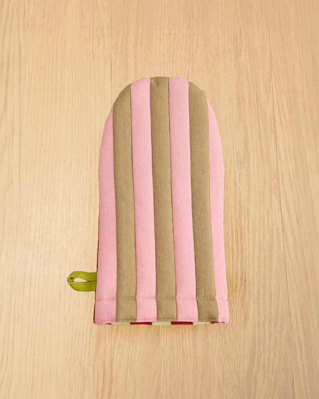 Striped Oven Mitt