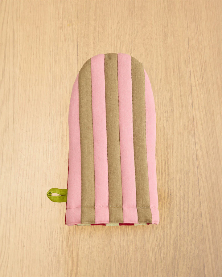 Striped Oven Mitt