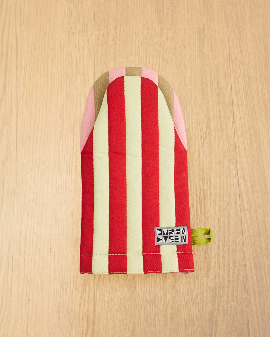 Striped Oven Mitt