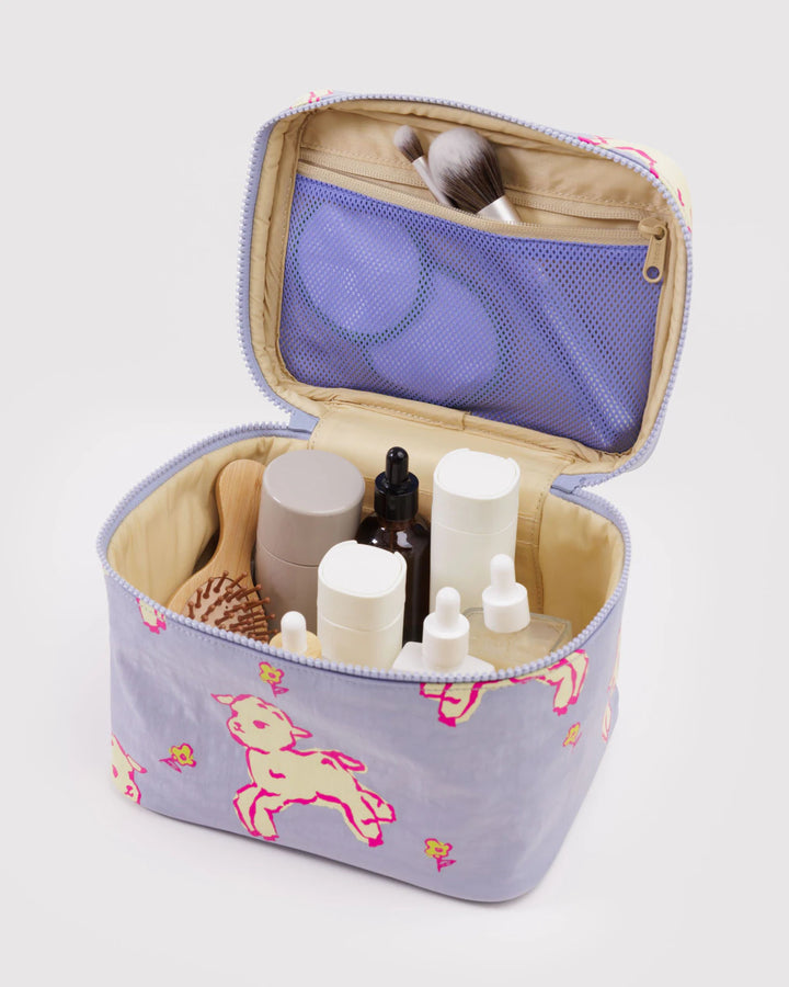 Large Cosmetic Case - Lambs