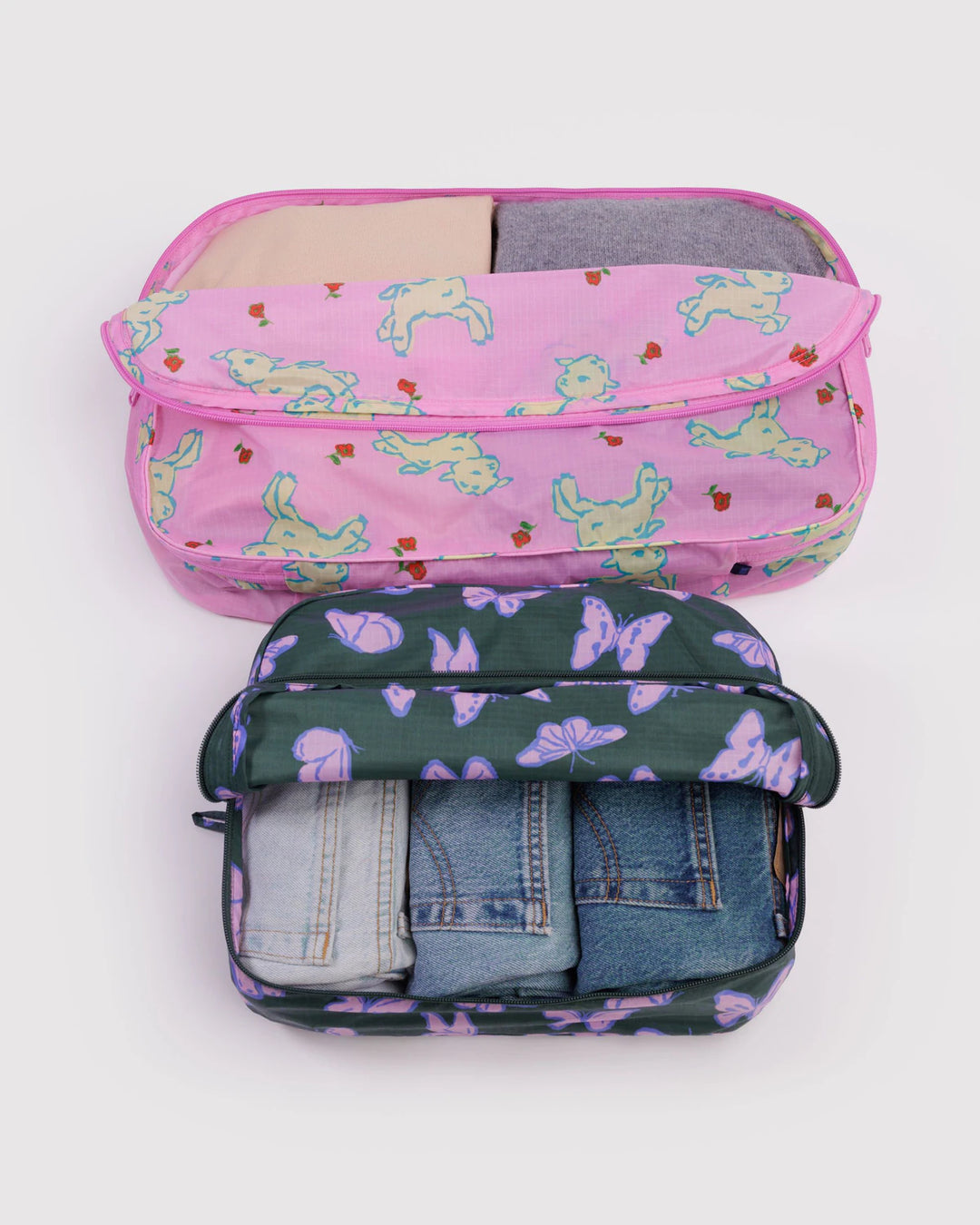 Large Packing Cube Set - Spring Animals