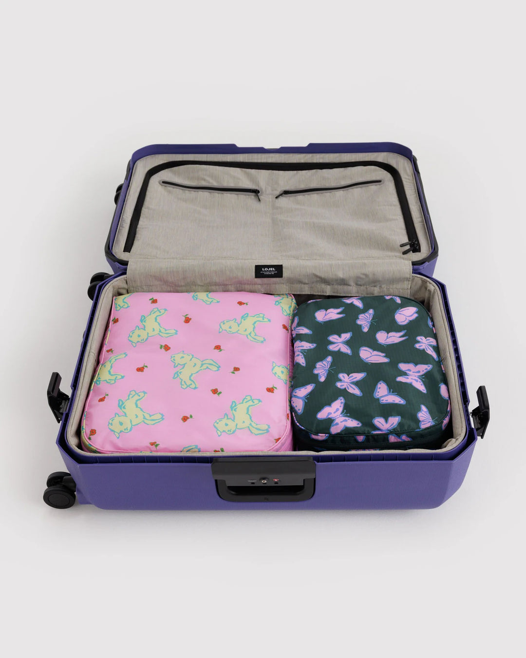 Large Packing Cube Set - Spring Animals