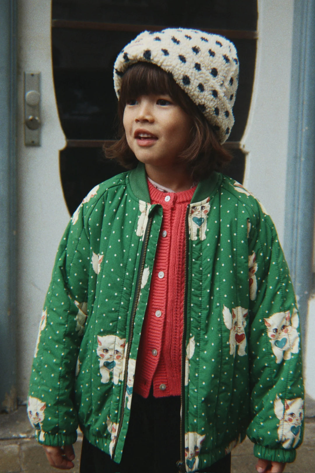 Juno Printed Bomber Jacket