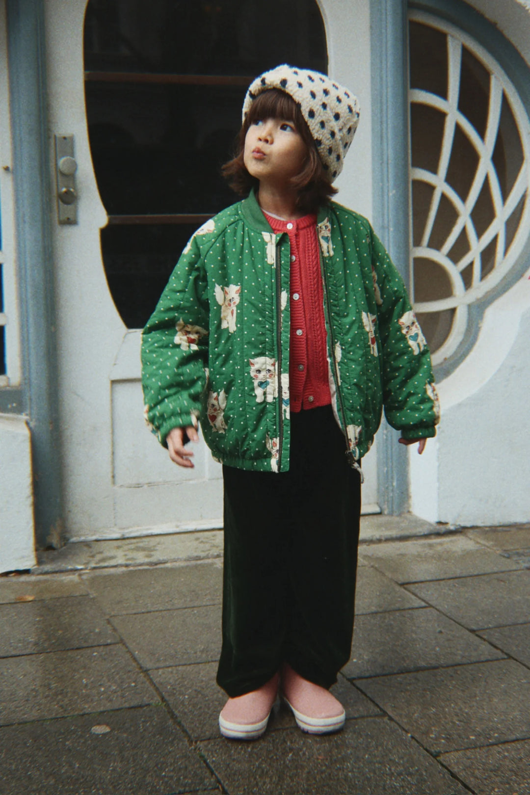 Juno Printed Bomber Jacket