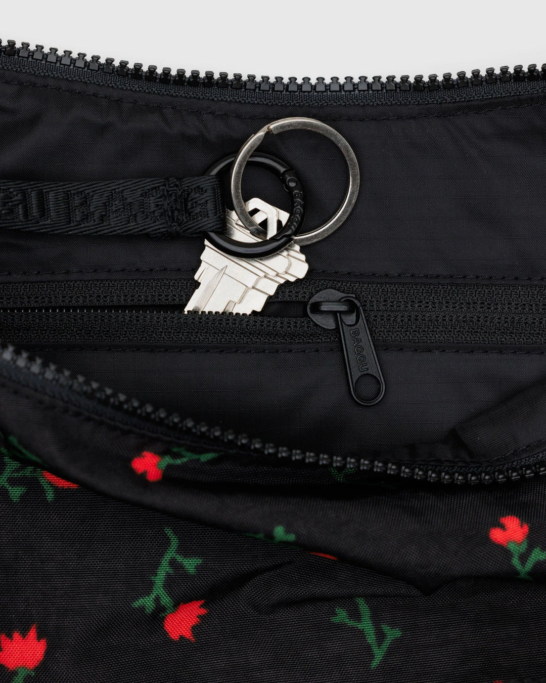 Medium Crescent Bag - Painted Wildflower