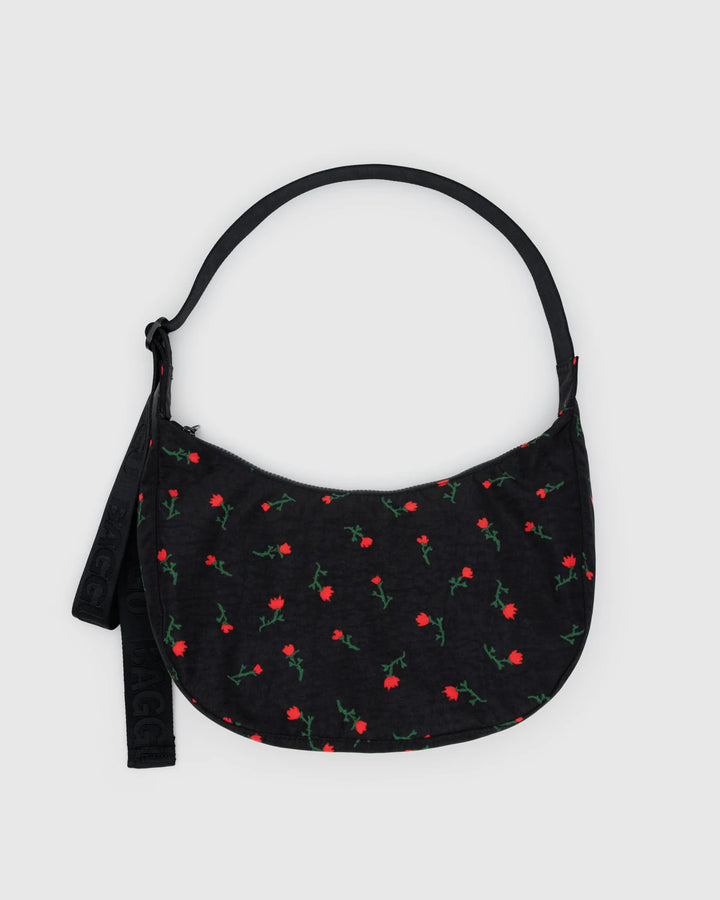 Medium Crescent Bag - Painted Wildflower