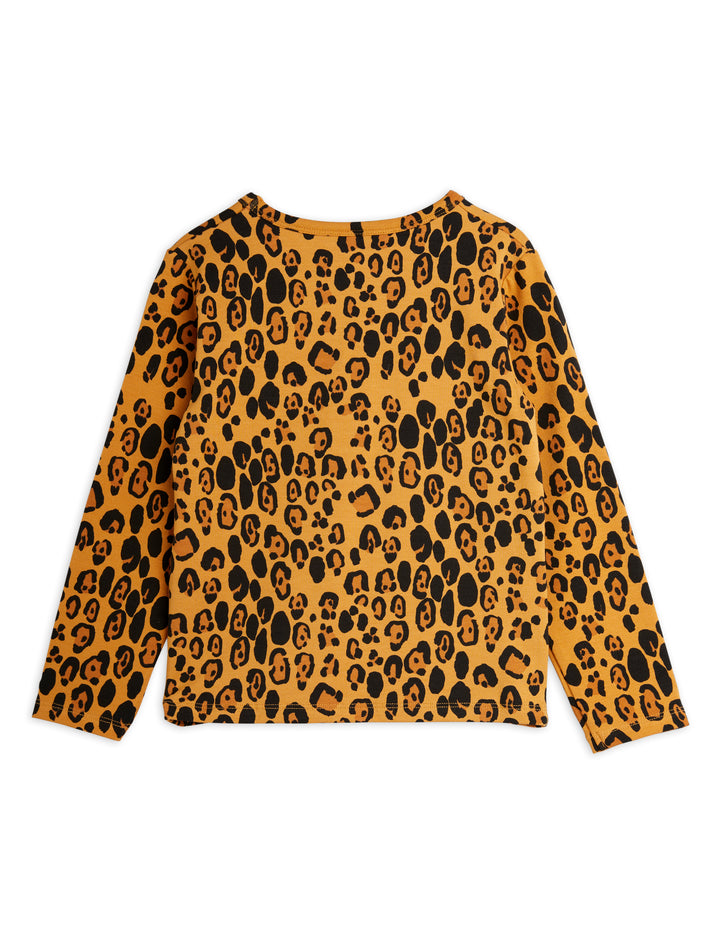 Basic Leopard Long Sleeve T-shirt