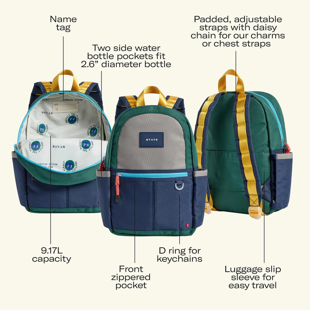 Kane Mini Backpack - Blue Colorblock