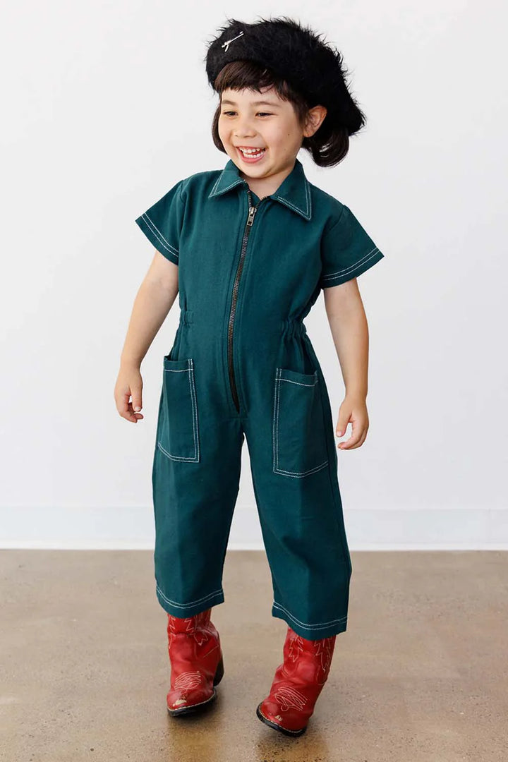 Kids Utility Suit - Hunter Green