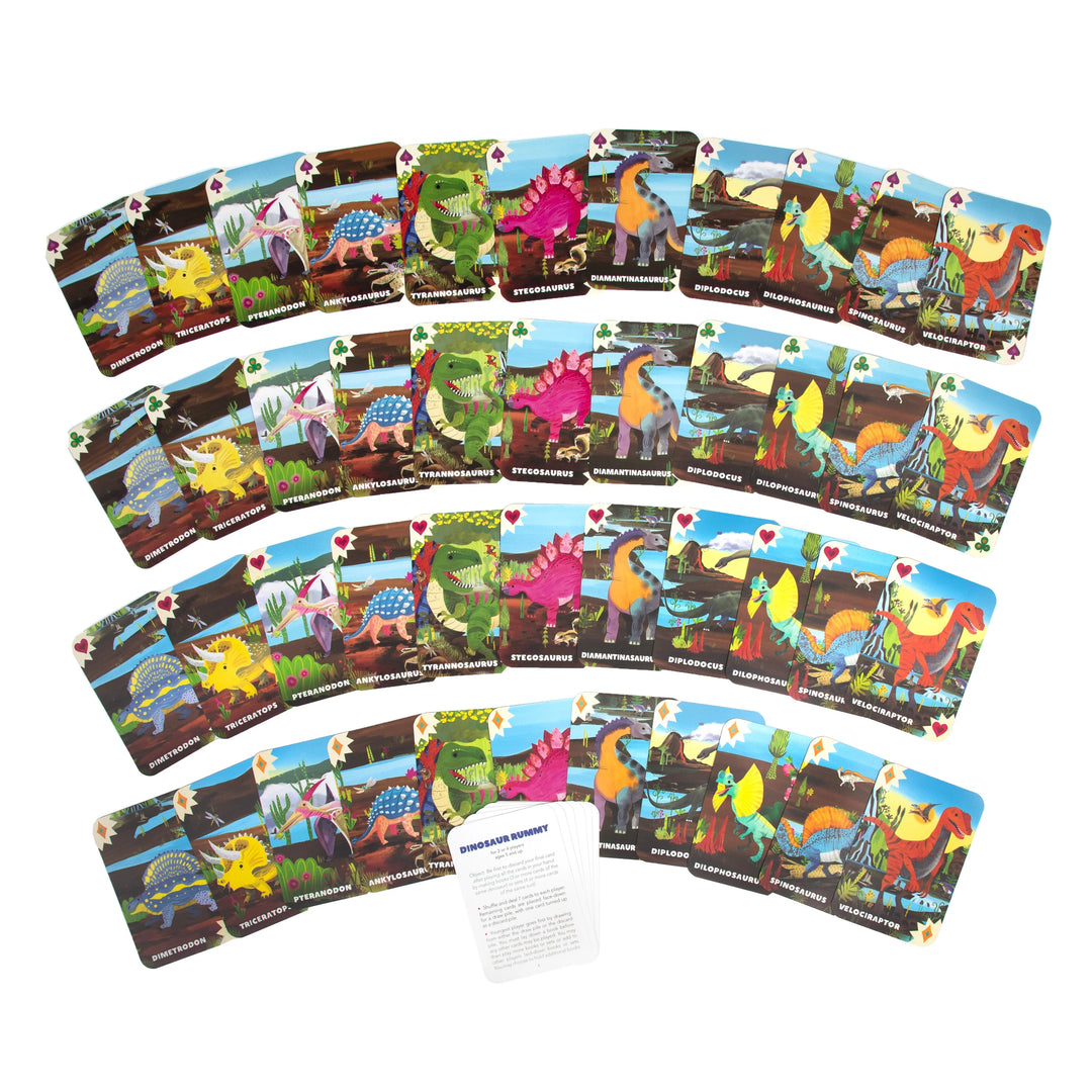 Dino Rummy Playing Cards