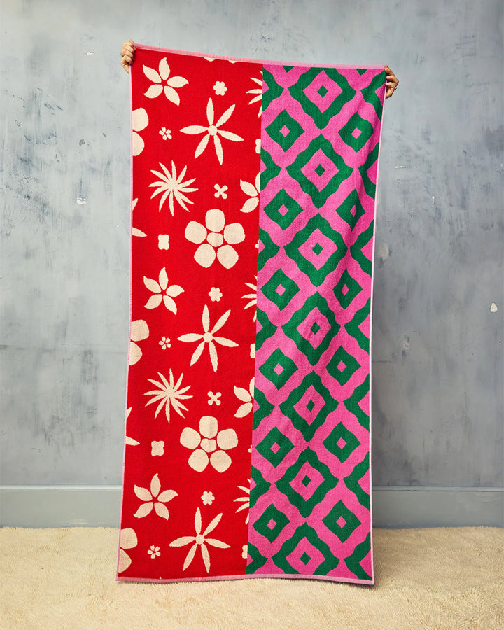 Beach Towel - Peony