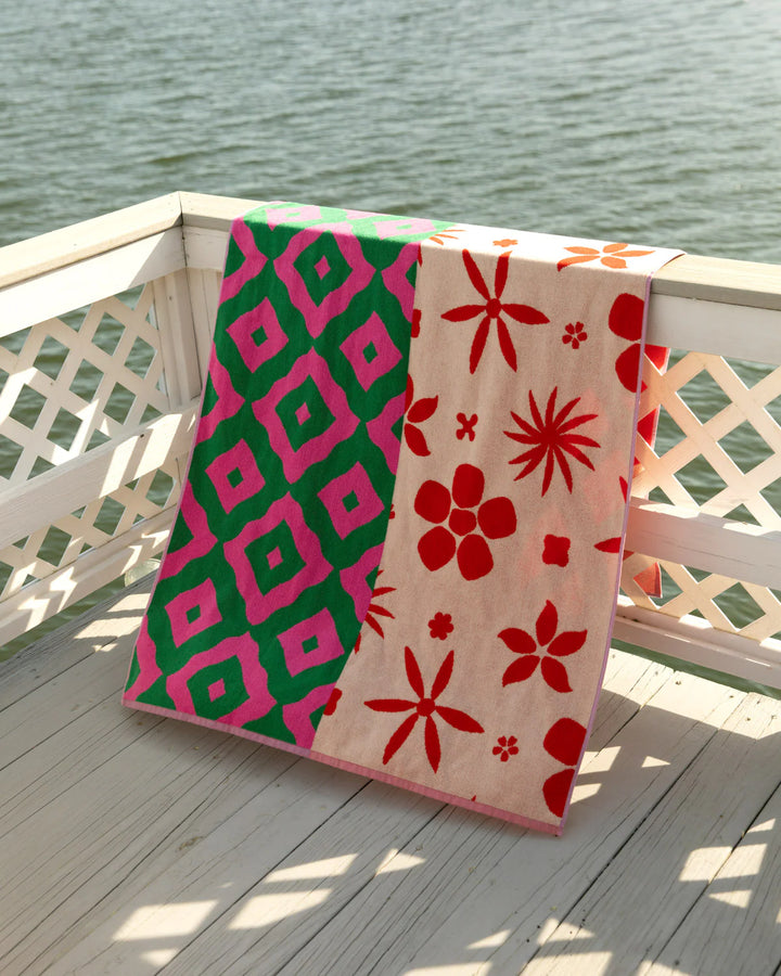 Beach Towel - Peony