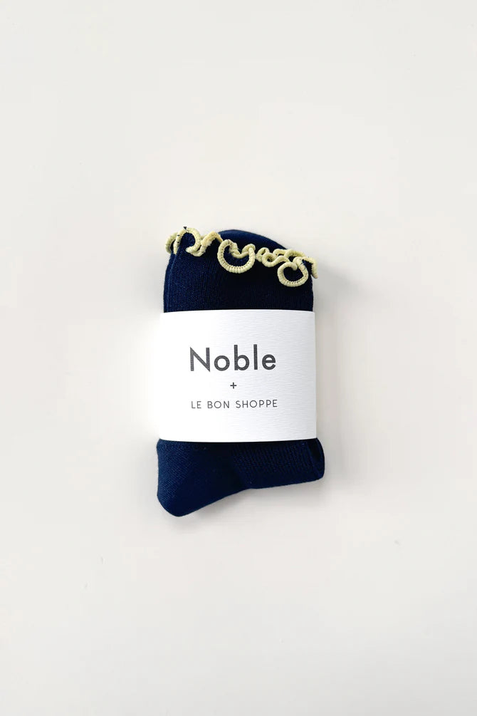 Petite Ruffled Modal Socks